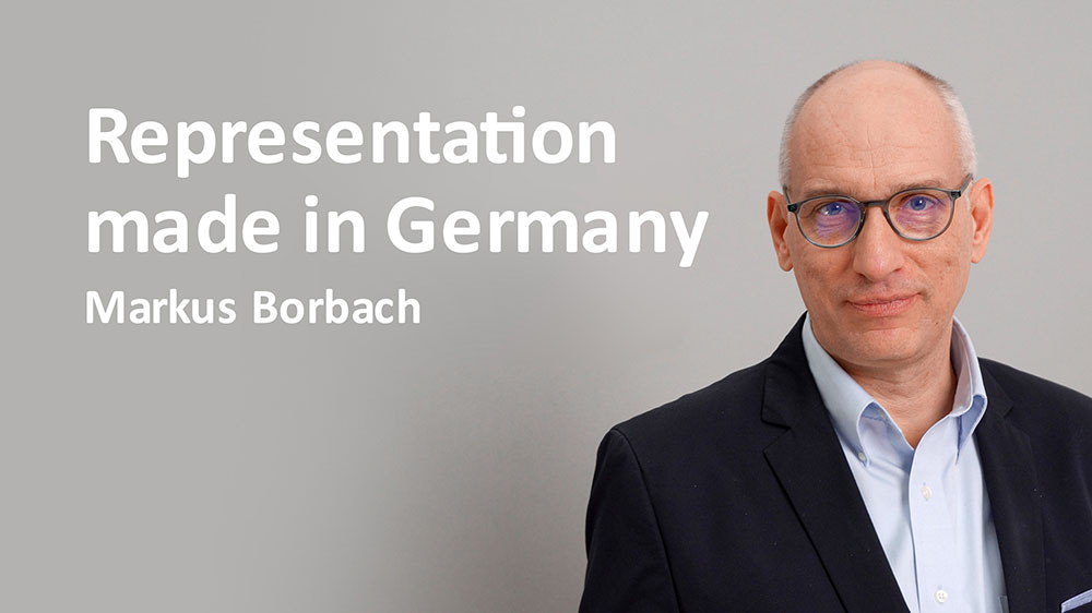 Image showing EU European patent attorney Dr. Markus Borbach - Representation made in Germany.